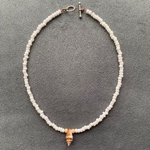 Beaded choker necklace